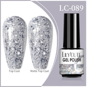 LILYCUTE 7ml Flowing Cat Magnetic Gel Polish Semi Permanent Glitter Magnetic nail polish hozanas4life 89  