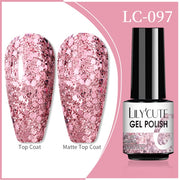 LILYCUTE 7ml Flowing Cat Magnetic Gel Polish Semi Permanent Glitter Magnetic nail polish hozanas4life 97  