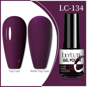 LILYCUTE 7ml Flowing Cat Magnetic Gel Polish Semi Permanent Glitter Magnetic nail polish hozanas4life 134  