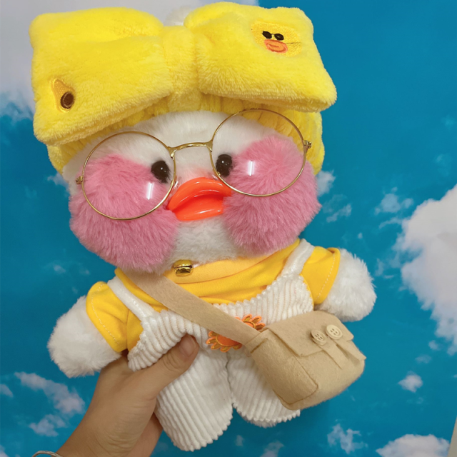 New Year Gift Cartoon LaLafanfan Cafe Duck Plush Toy  hozanas4life 888  