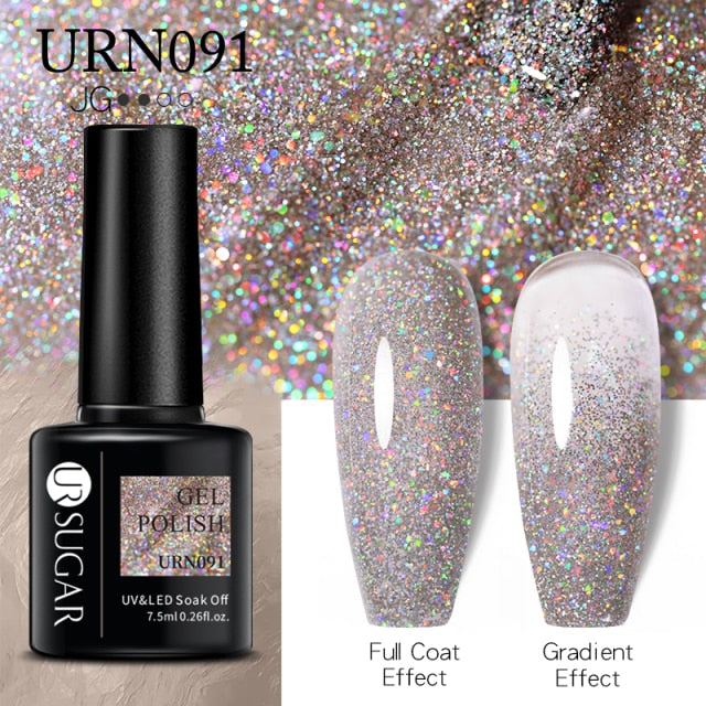UR Sugar 7.5ML Gel Polish Manicure For Nails Christmas Semi Permanent nail polish hozanas4life URN091  