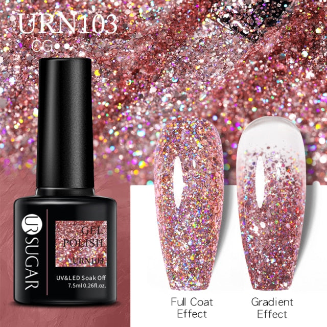 UR Sugar 7.5ML Gel Polish Manicure For Nails Christmas Semi Permanent nail polish hozanas4life URN103  