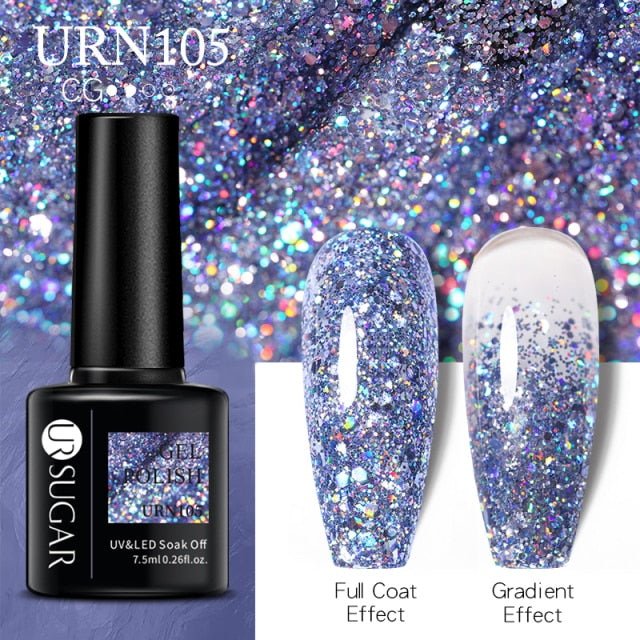 UR Sugar 7.5ML Gel Polish Manicure For Nails Christmas Semi Permanent nail polish hozanas4life URN105  
