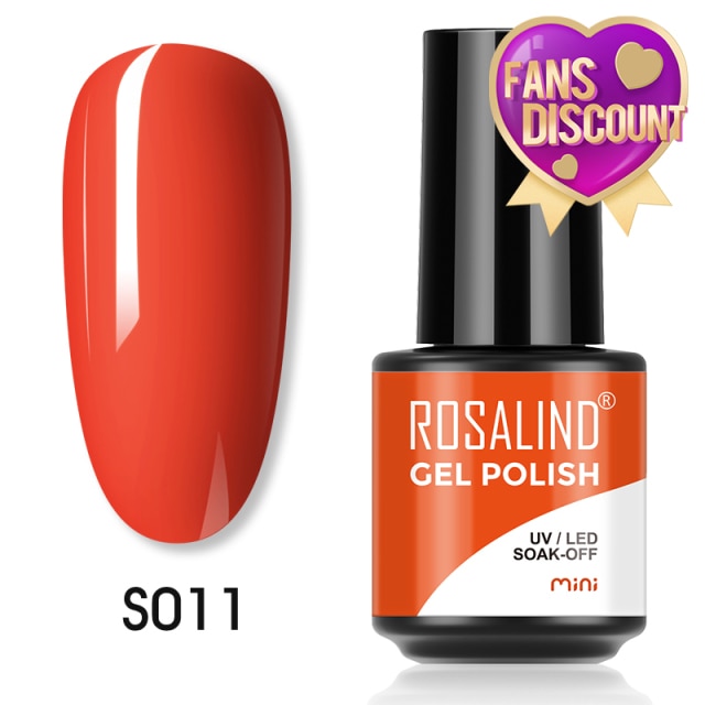 ROSALIND Gel Nail Polish Plastic Bottle 70Colors Gel Polish nail polish hozanas4life SLS-S011  