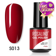 ROSALIND Gel Nail Polish Plastic Bottle 70Colors Gel Polish nail polish hozanas4life SLS-S013  