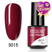 ROSALIND Gel Nail Polish Plastic Bottle 70Colors Gel Polish nail polish hozanas4life SLS-S015  