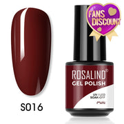 ROSALIND Gel Nail Polish Plastic Bottle 70Colors Gel Polish nail polish hozanas4life SLS-S016  