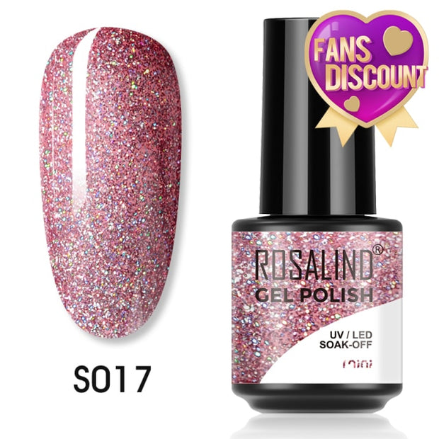 ROSALIND Gel Nail Polish Plastic Bottle 70Colors Gel Polish nail polish hozanas4life SLS-S017  