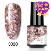 ROSALIND Gel Nail Polish Plastic Bottle 70Colors Gel Polish nail polish hozanas4life SLS-S020  