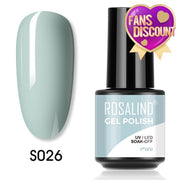 ROSALIND Gel Nail Polish Plastic Bottle 70Colors Gel Polish nail polish hozanas4life SLS-S026  