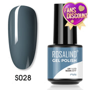 ROSALIND Gel Nail Polish Plastic Bottle 70Colors Gel Polish nail polish hozanas4life SLS-S028  