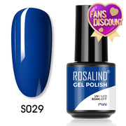 ROSALIND Gel Nail Polish Plastic Bottle 70Colors Gel Polish nail polish hozanas4life SLS-S029  