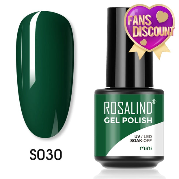 ROSALIND Gel Nail Polish Plastic Bottle 70Colors Gel Polish nail polish hozanas4life SLS-S030  
