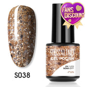 ROSALIND Gel Nail Polish Plastic Bottle 70Colors Gel Polish nail polish hozanas4life SLS-S038  
