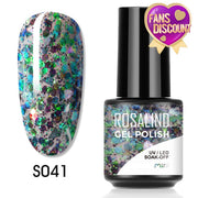 ROSALIND Gel Nail Polish Plastic Bottle 70Colors Gel Polish nail polish hozanas4life SLS-S041  