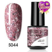 ROSALIND Gel Nail Polish Plastic Bottle 70Colors Gel Polish nail polish hozanas4life SLS-S044  