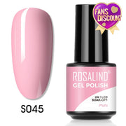 ROSALIND Gel Nail Polish Plastic Bottle 70Colors Gel Polish nail polish hozanas4life SLS-S045  
