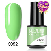 ROSALIND Gel Nail Polish Plastic Bottle 70Colors Gel Polish nail polish hozanas4life SLS-S052  