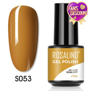 ROSALIND Gel Nail Polish Plastic Bottle 70Colors Gel Polish nail polish hozanas4life SLS-S053  