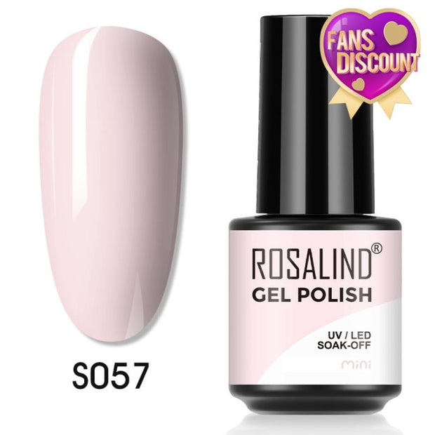 ROSALIND Gel Nail Polish Plastic Bottle 70Colors Gel Polish nail polish hozanas4life SLS-S057  