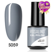 ROSALIND Gel Nail Polish Plastic Bottle 70Colors Gel Polish nail polish hozanas4life SLS-S059  