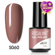 ROSALIND Gel Nail Polish Plastic Bottle 70Colors Gel Polish nail polish hozanas4life SLS-S060  