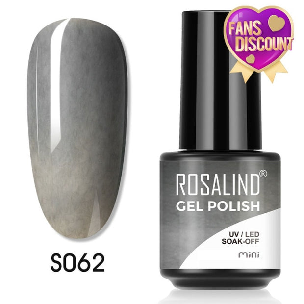 ROSALIND Gel Nail Polish Plastic Bottle 70Colors Gel Polish nail polish hozanas4life SLS-S062  