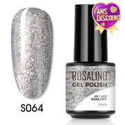 ROSALIND Gel Nail Polish Plastic Bottle 70Colors Gel Polish nail polish hozanas4life SLS-S064  