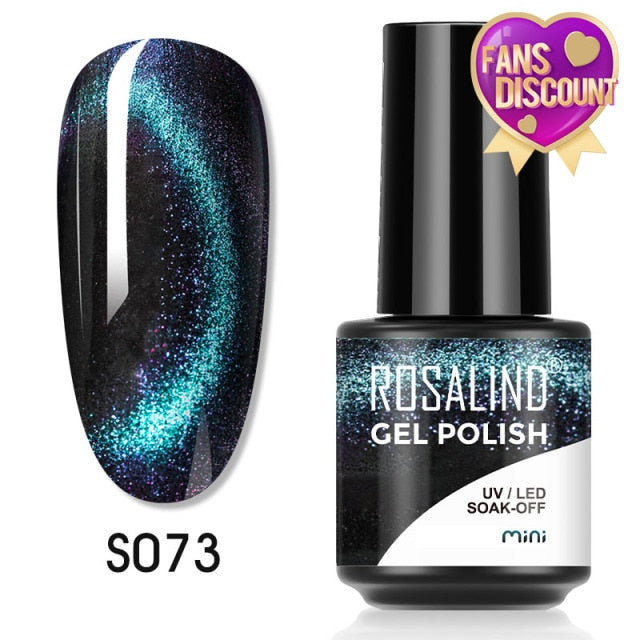 ROSALIND Gel Nail Polish Plastic Bottle 70Colors Gel Polish nail polish hozanas4life SLS-S073  