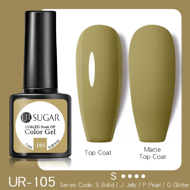 UR SUGAR 7.5ml Dark Purple Gel Nail Polish nail polish hozanas4life 48410-43  