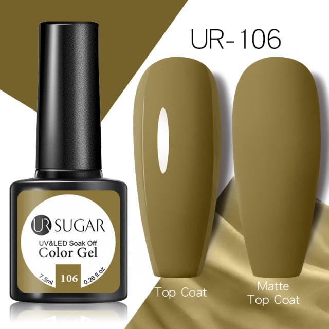 UR Sugar 7.5ML Gel Polish Manicure For Nails Christmas Semi Permanent nail polish hozanas4life 48410-44  