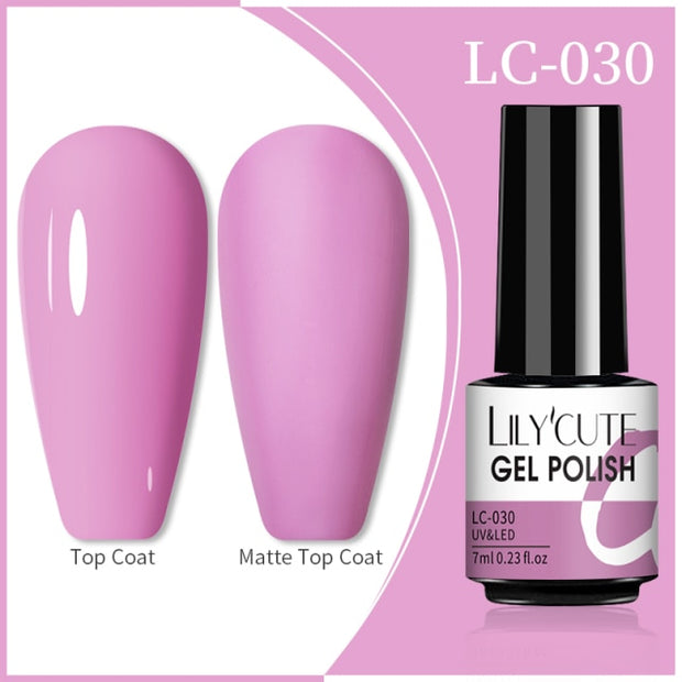 LILYCUTE 7ml Flowing Cat Magnetic Gel Polish Semi Permanent Glitter Magnetic nail polish hozanas4life 30  
