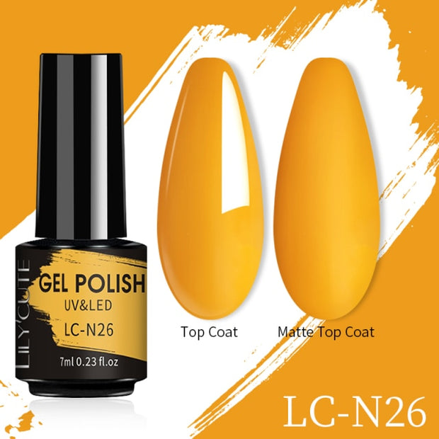 LILYCUTE 7ml Flowing Cat Magnetic Gel Polish Semi Permanent Glitter Magnetic nail polish hozanas4life 52492-26  