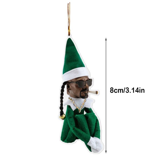 30CM Snoop On A Stoop Doll 2022 Christmas Gifts Snoop dog Elf on the Shelf Snoop on a Stoop elf doll hozanas4life C United States 