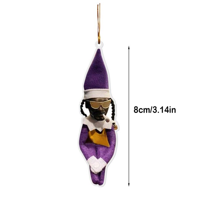 30CM Snoop On A Stoop Doll 2022 Christmas Gifts Snoop dog Elf on the Shelf Snoop on a Stoop elf doll hozanas4life D United States 
