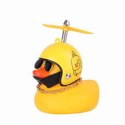 Car Duck With Helmet Broken Wind Pendant Small Yellow Duck  hozanas4life Poland 08 