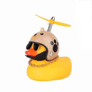 Car Duck With Helmet Broken Wind Pendant Small Yellow Duck  hozanas4life China 09 
