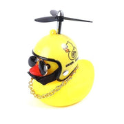 Car Duck With Helmet Broken Wind Pendant Small Yellow Duck  hozanas4life China 12 