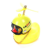 Car Duck With Helmet Broken Wind Pendant Small Yellow Duck  hozanas4life China 14 