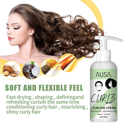 50ml Curl Hair Booster Defining Cream Hair Curling Enhancer Hair Styling Cream  hozanas4life   