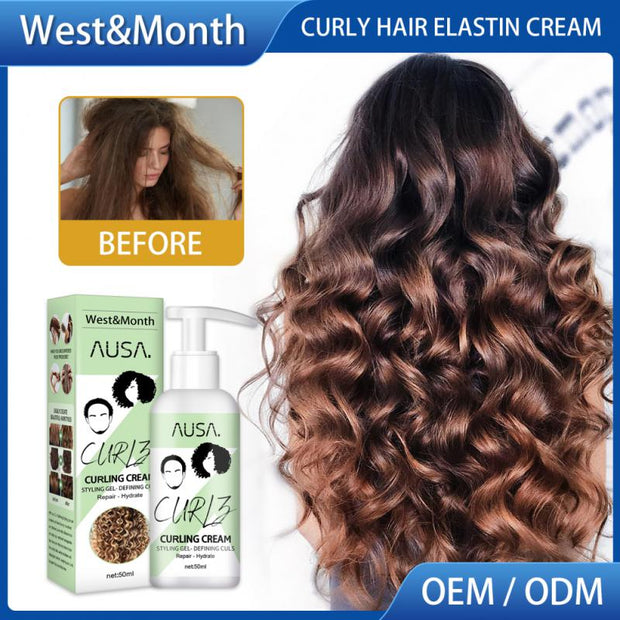 Curl Booster Defining Cream Hair Curling Enhancer Cream for Straight Hairs  hozanas4life   