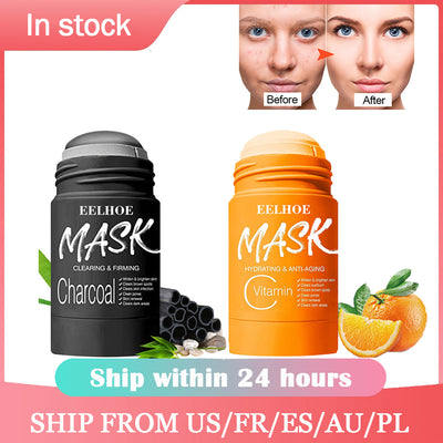 Green Tea Face Mask Stick Cleansing Face Clean Mask Mud Whitening Moisturizing Purifying Face Masks Clay Oil Control Skin Care  DailyAlertDeals   